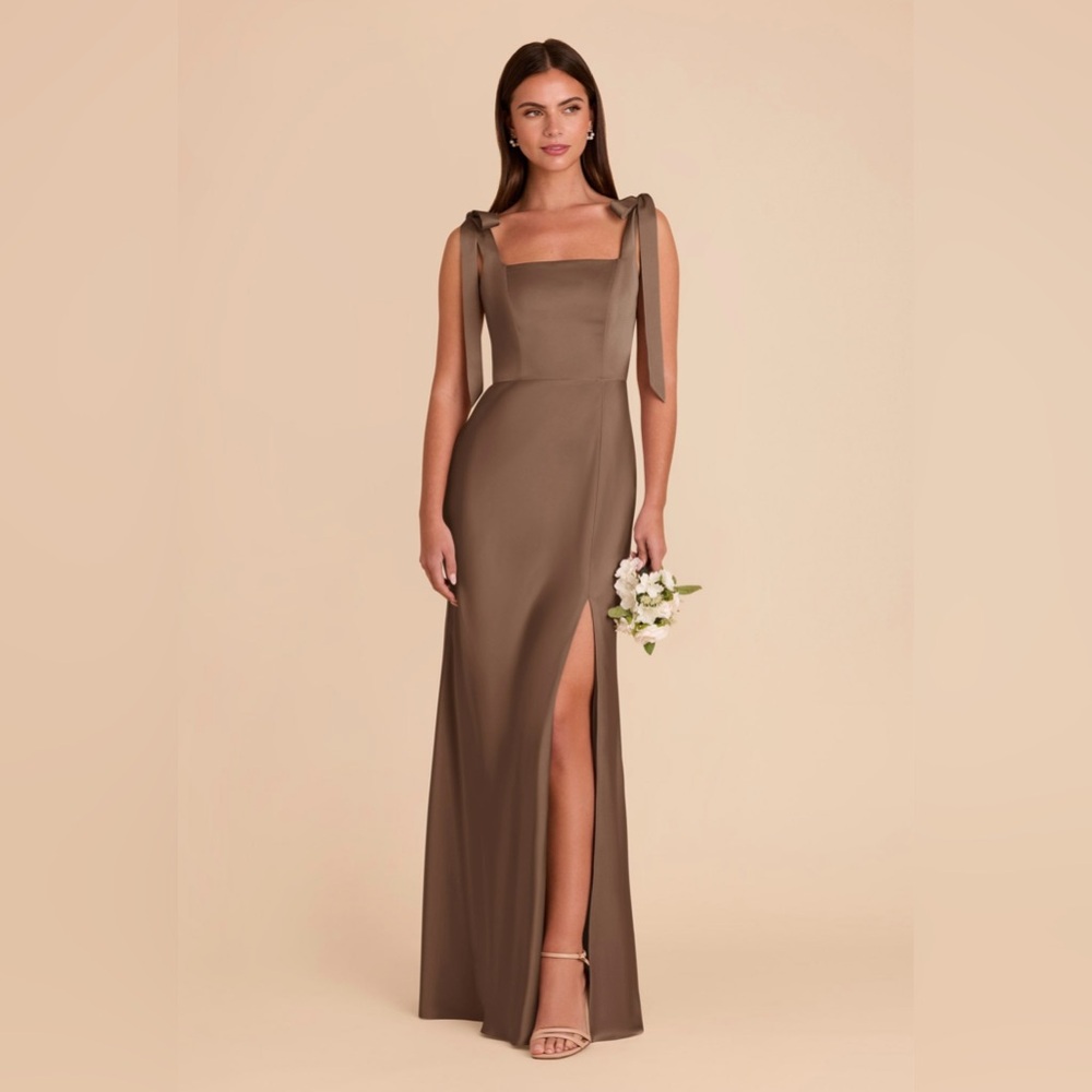 Birdy Grey Alex Dress Matte Satin Mocha